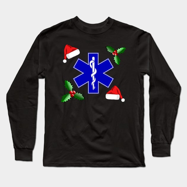 EMT Christmas Gifts and Paramedics Long Sleeve T-Shirt by 3QuartersToday